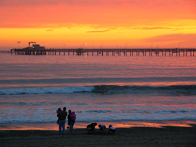 Photo of sunset at Avila Beach