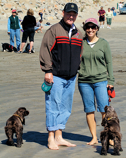 Tom and Lisa Kirby at Pupapalooza at Port San Luis, California
